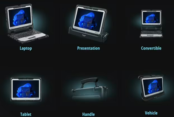 松下推出新款三防二合一平板:13代酷睿、配备雷电4