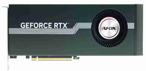 鸿海旗下元富科技推出 AFOX RTX 4070 Ti / SUPER 显卡,采用涡轮散热设计