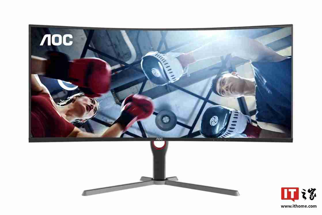 AOC“CU34G10XP”34 英寸带鱼屏显示器国行首销：1440P 180Hz，1499 元