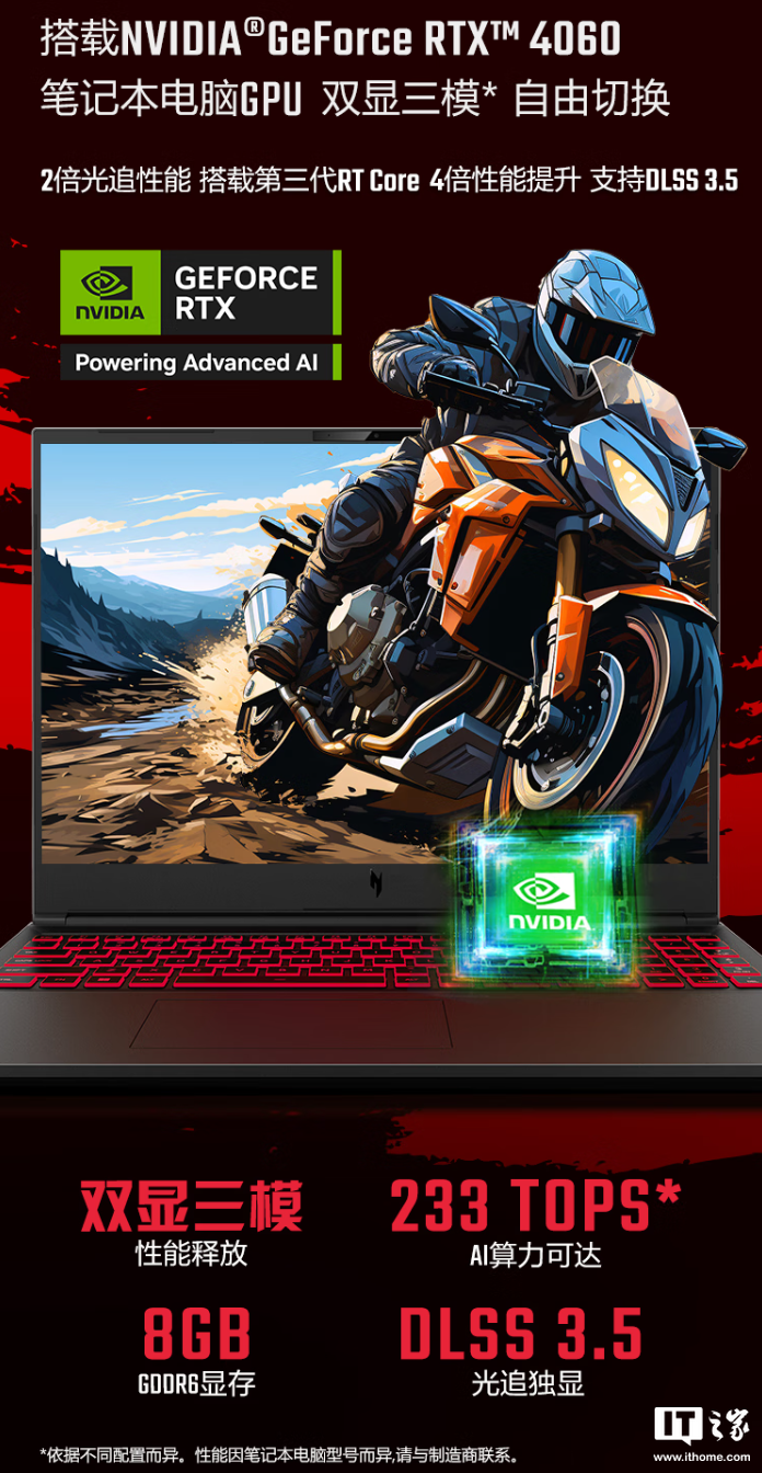 宏碁暗影骑士・擎 6 笔记本开售：14 代 i5HX / i7HX 处理器、支持双显三模，7599 元起