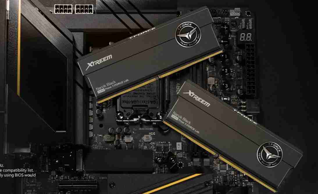 十铨推出 T-Force XTREEM CKD DDR5 8800 内存条,可超频至 9600 MT/s