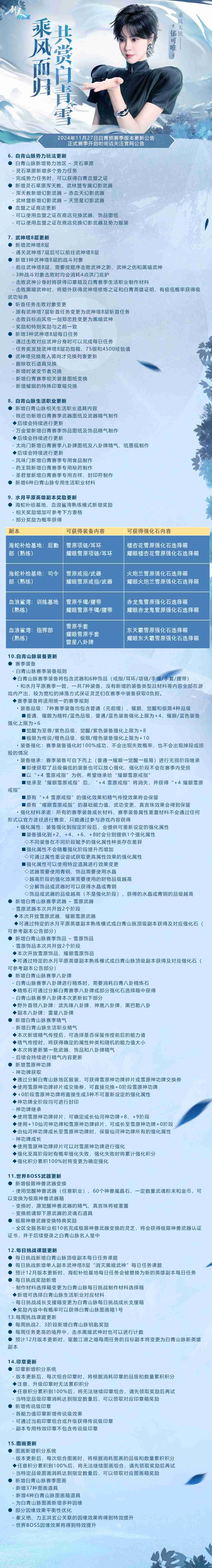 《剑灵》怀旧服2.0白青赛季今日上线 新职业咒术师登场