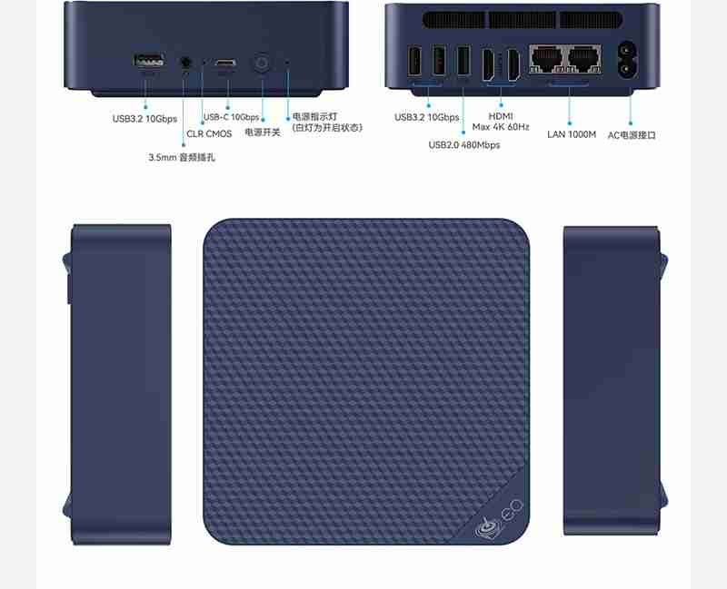 599 元 + 6 期免息：零刻 EQ14 迷你电脑主机上架京东