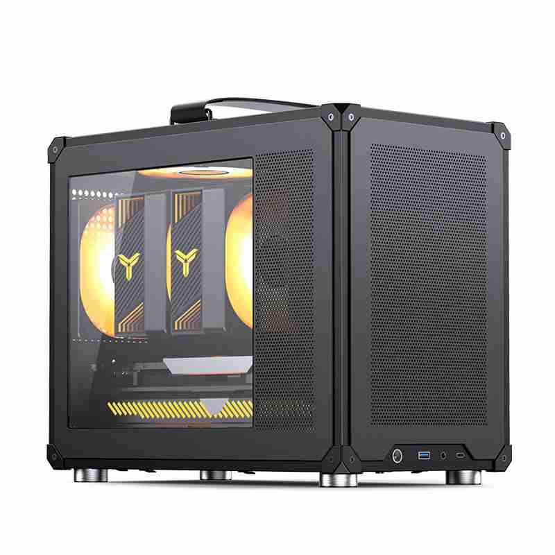 玻璃 + MESH 混合左侧板，乔思伯推出 20.8L 提手 MATX 机箱 C6 MAX