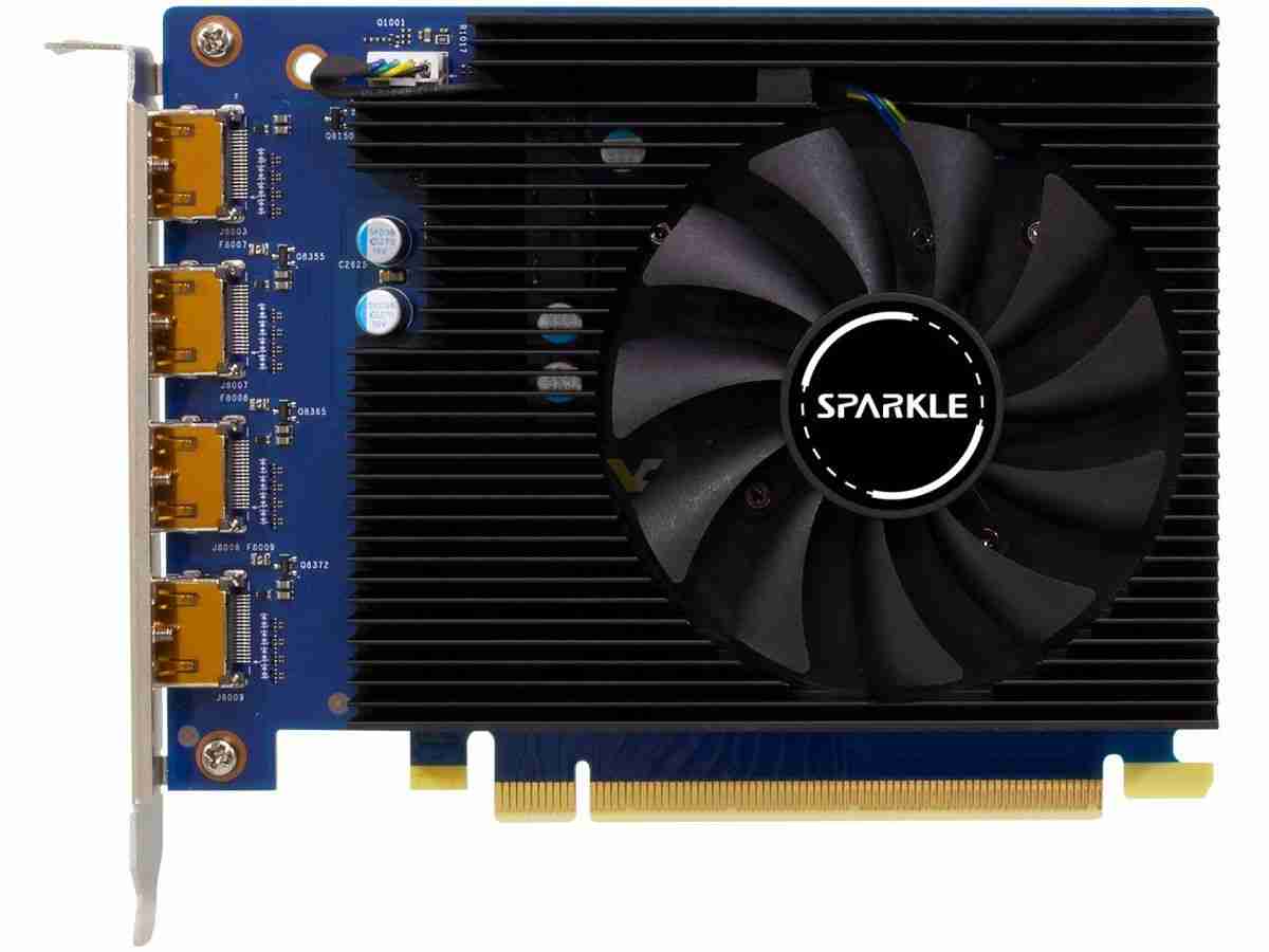 SPARKLE 撼与发布单槽 Arc A310 Omni View 显卡:4 个 HDMI 端口,TDP 降至 50W