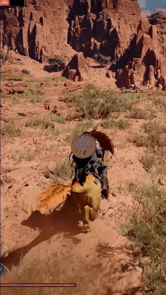 《红色沙漠》开放世界探索太爽！骑鸟乘龙还有机甲