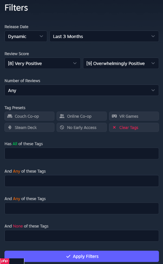 拒绝游戏荒！玩家自制Steam游戏发现网站:超简洁