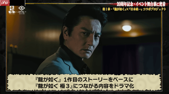 《如龙》x“日本统一”真人日剧拍摄花絮！系列20周年纪念进行时