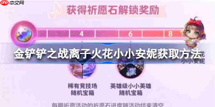 金铲铲之战离子火花小小安妮怎么获取-金铲铲之战离子火花小小安妮获取方法
