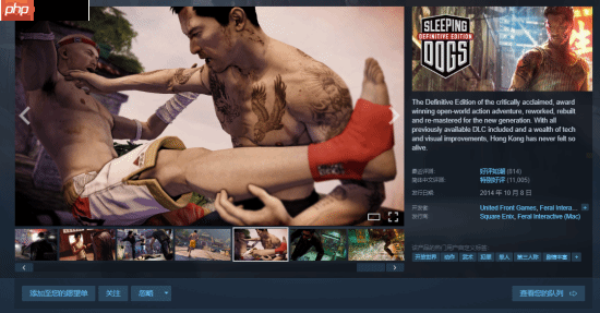 《热血无赖:终极版》Steam骨折特卖:13元全DLC打包 重温港片式开放世界