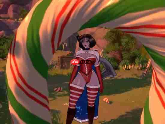 大雷白雪公主游戏新实机:圣诞装抖动物理效果拉满