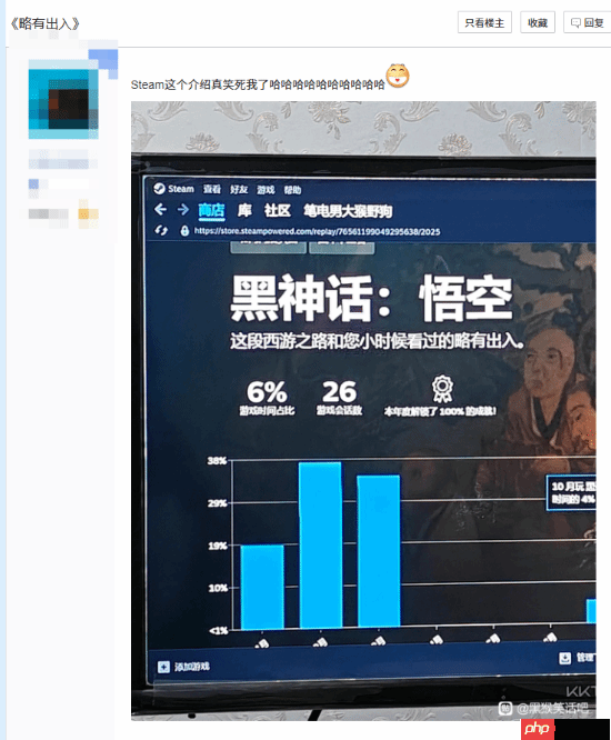 Steam《黑神话:悟空》年度总结引热议:和小时候的西游有出入