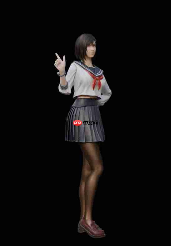 3D大神晒《最终幻想7》尤菲新图！圣诞小麋鹿太可爱了！