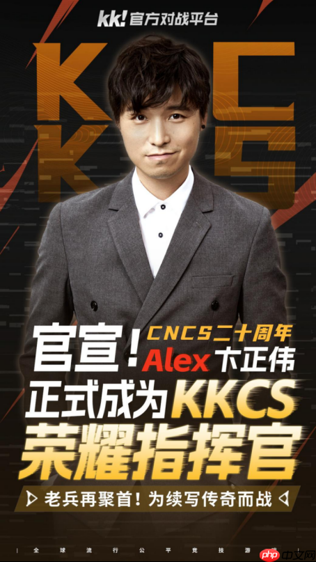 CNCS20周年遇传奇加持！KK官方对战平台官宣荣耀指挥官Alex，共启CS1.6新征程！