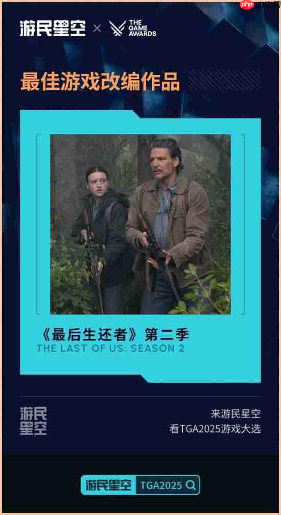 《最后生还者》真人剧第二季TGA获奖遭质疑!你觉得它配吗?