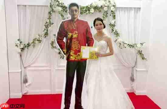 桐生一马“结婚了”？《如龙》女粉晒模拟婚礼照