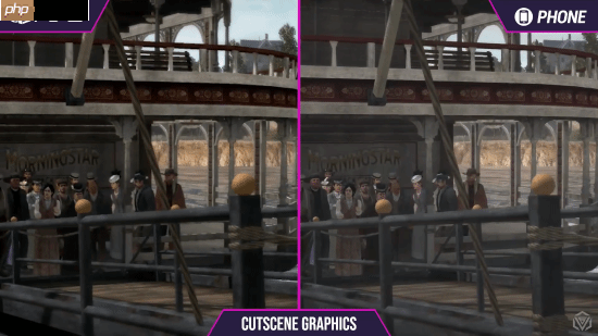 《荒野大镖客》PS3和手机画面对比:你认为谁赢了?