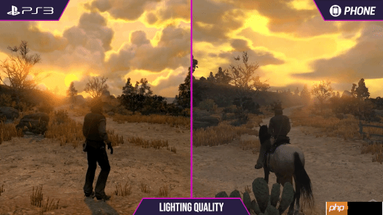 《荒野大镖客》PS3和手机画面对比:你认为谁赢了?