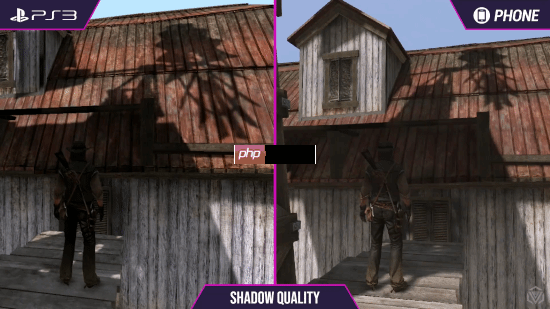 《荒野大镖客》PS3和手机画面对比:你认为谁赢了?