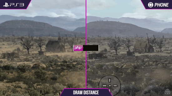 《荒野大镖客》PS3和手机画面对比:你认为谁赢了?