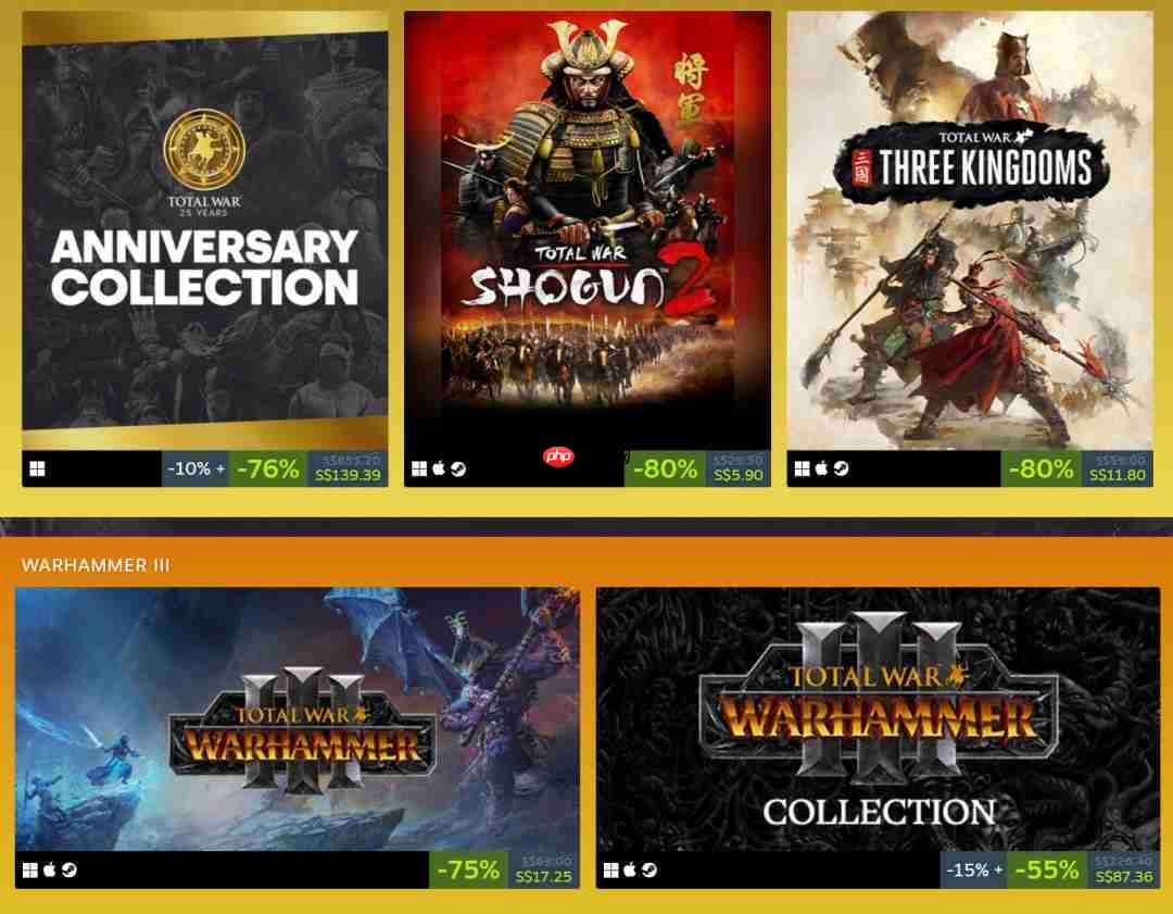 《全面战争》25周年： 全新作品12月4日公布