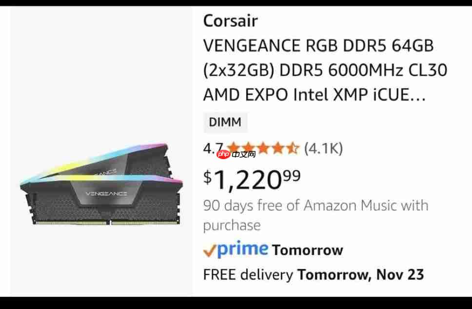 Epic CEO:内存涨价将对高端游戏造成多年伤害