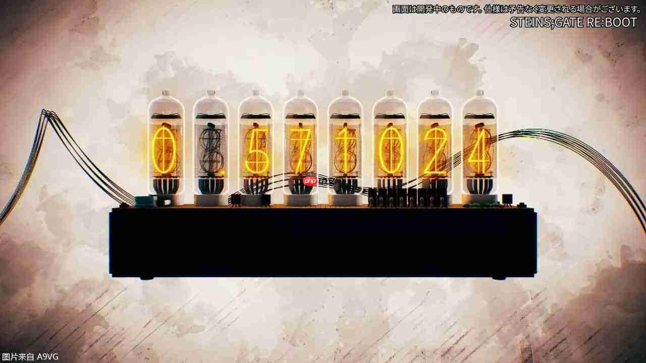 《命运石之门 RE:BOOT》公开实机游玩视频