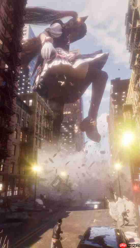 猎奇向《女巨人游乐场》新截图!换装美女任意践踏!