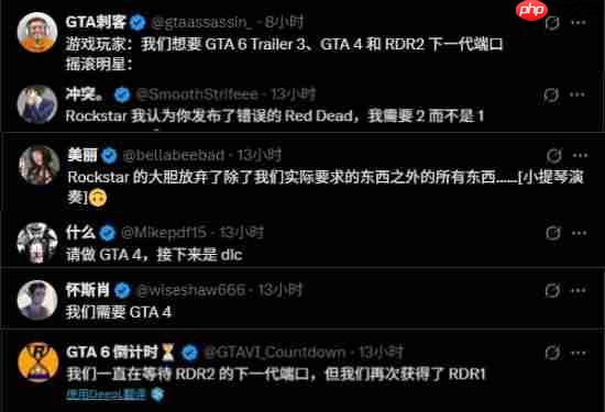 《荒野大镖客》官宣新平台 玩家吐槽R星:这不是我们想要的!