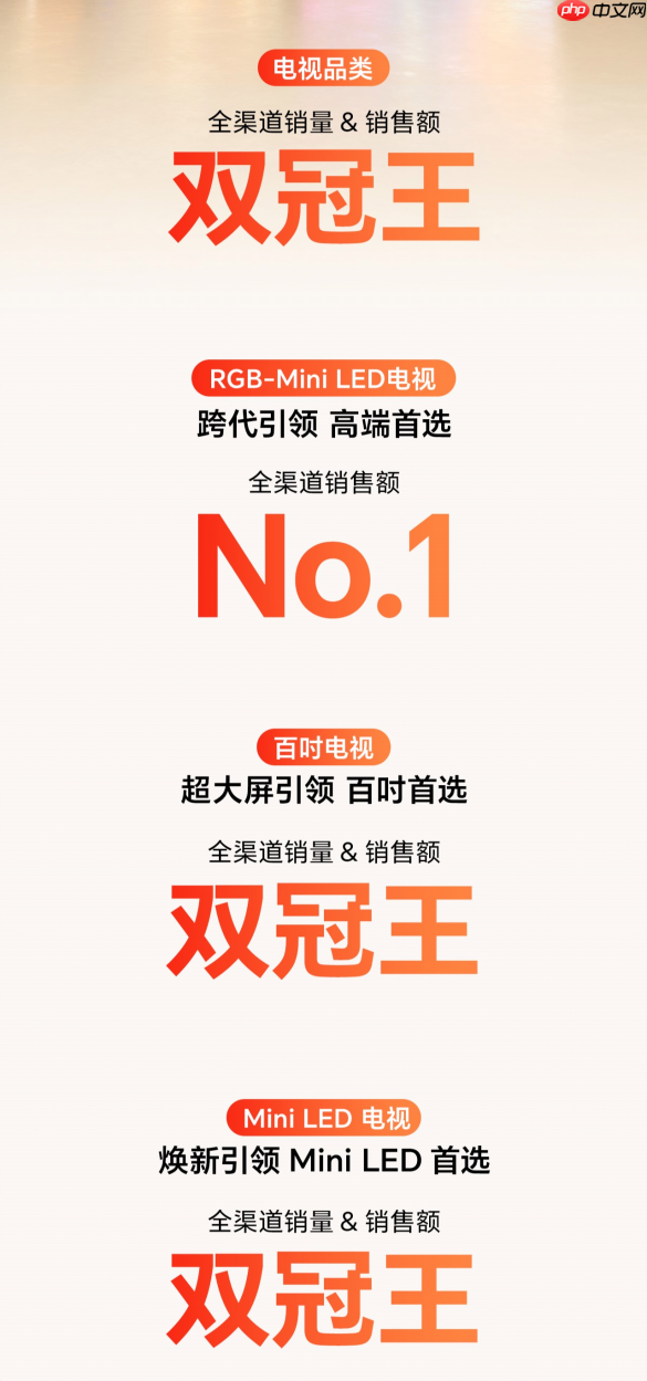 双11全渠道销量销额双冠王!海信电视创新驱动再登高峰